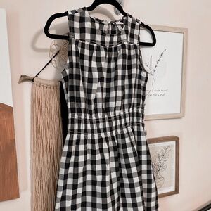 ☽ gingham dress